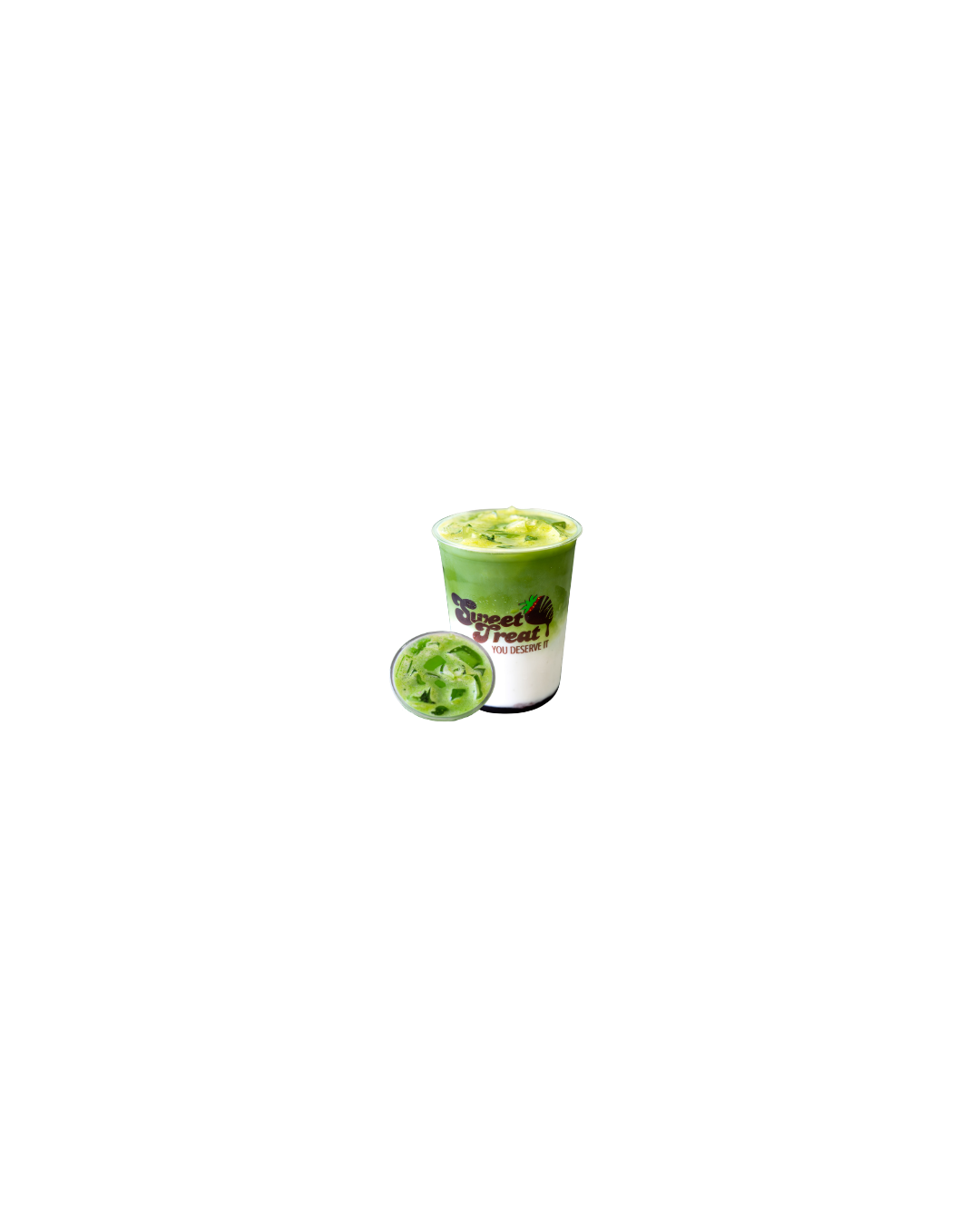 Iced Ube Matcha
